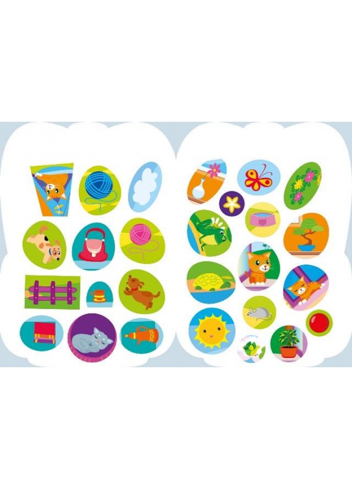 Рюкзачок із наліпками Кошеня Сніжинка - Алліна О. Г. - ТОРСІНГ (122149)