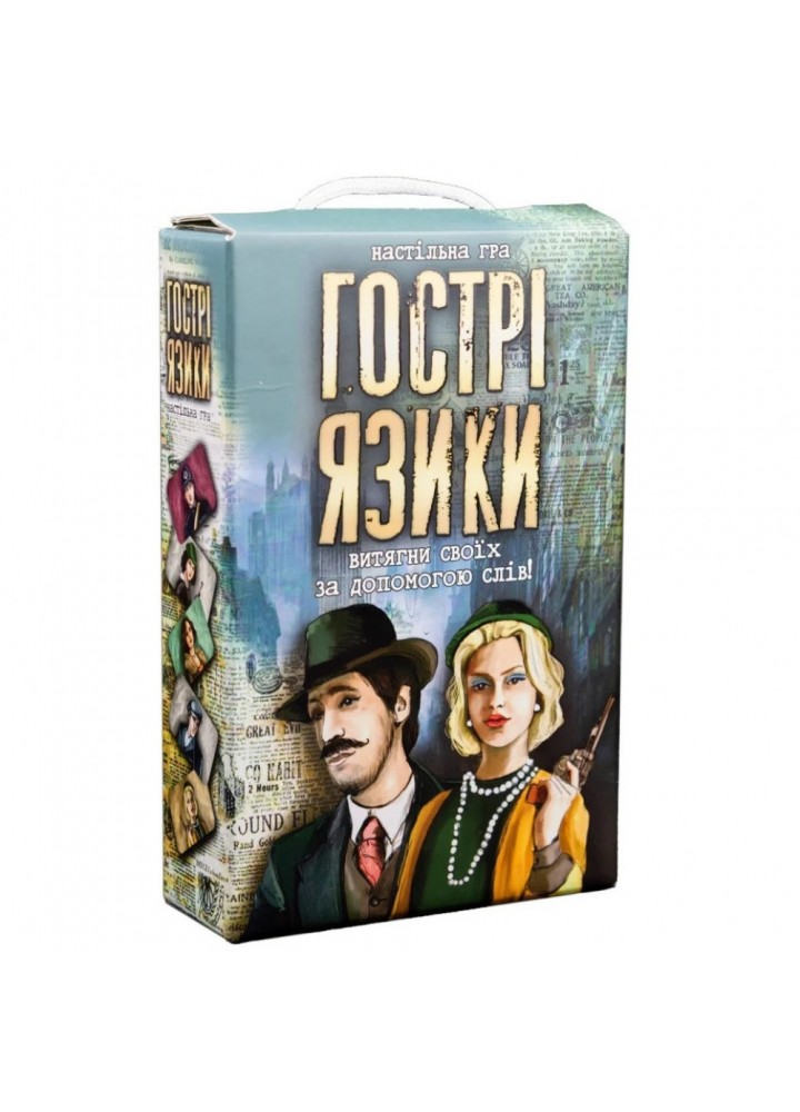 Настільна гра Strateg "Гострі язики" командна словесна гра (30951)