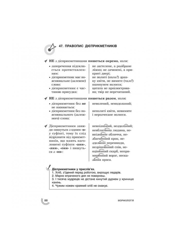 100 тем. Українська мова. Увесь шкільний курс у 100 темах. Квартник Т. 9789662623680