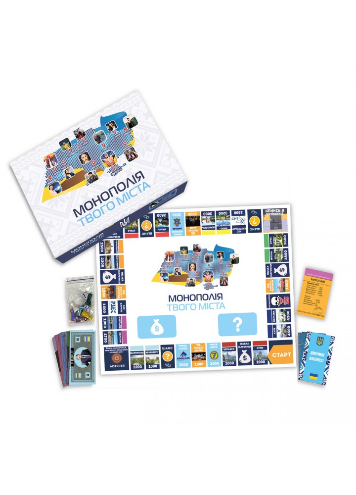 Настільна гра "Монополія твого міста" (010224) - FLIXPLAY Настільна гра "Монополія твого міста" (010224) - FLIXPLAY