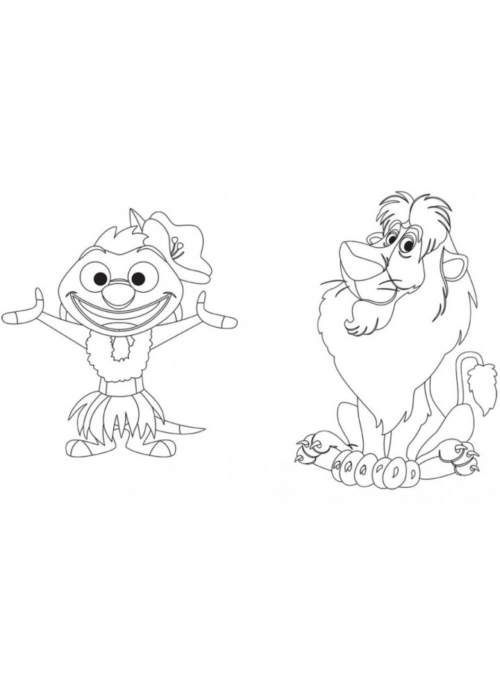 Disney Маля. Гра з кольором. Король Лев. 9789667503888