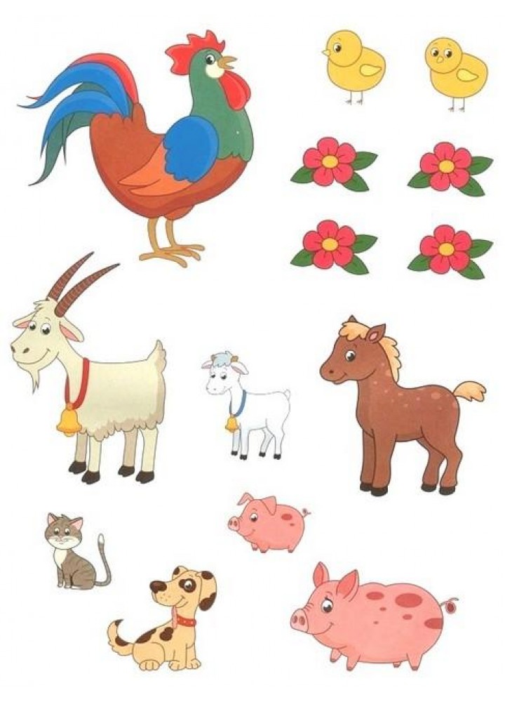 Наліпки для малюків. Село 1+ - Ульєва О. - ПЕТ (123695)