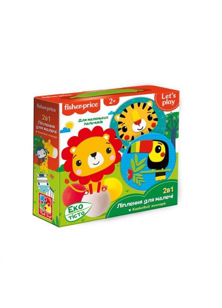 Набір для творчості з екотістом Fisher Price "Казковий зоопарк" VT4502-03 / VLADI TOYS