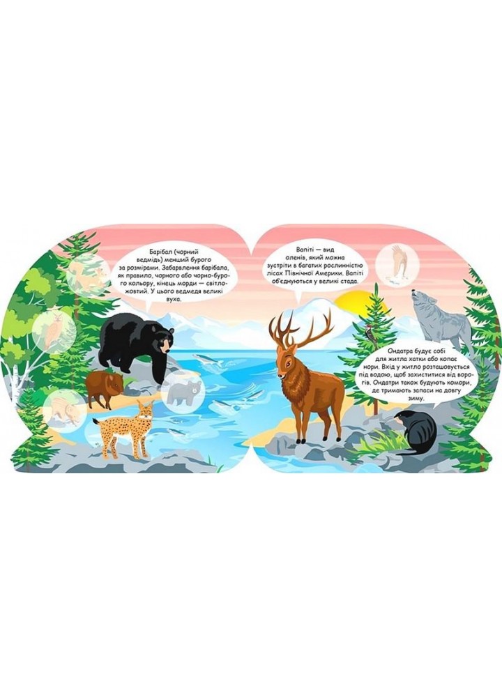 Пізнавальні наліпки Тварини Північної Америки - Алліна О. Г. - ТОРСІНГ (106980) Пізнавальні наліпки Тварини Північної Америки - Алліна О. Г. - ТОРСІНГ (106980)