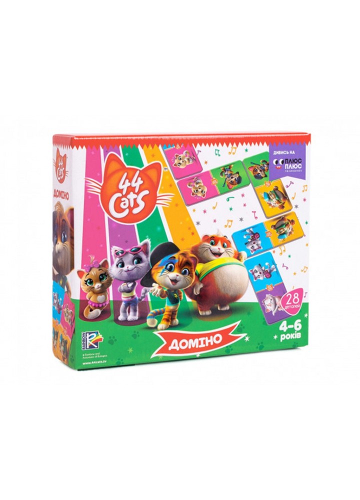 Гра настільна "Доміно. 44 Коти" VT8055-14 (укр) - VLADI TOYS