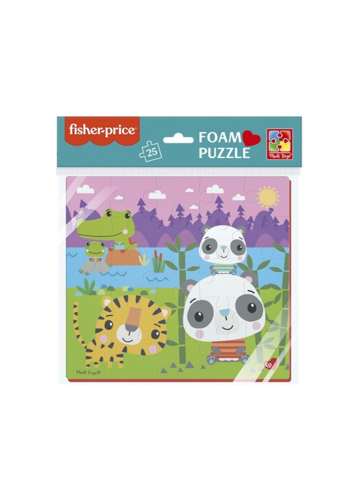 М’які пазли 22х23 Fisher Price «Панди». VT1109-03 - VLADI TOYS
