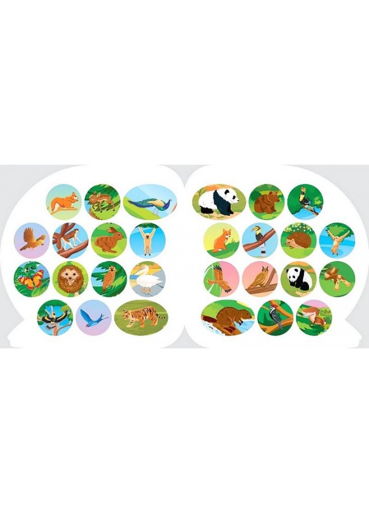 Пізнавальні наліпки Тварини Євразії - Алліна О. Г. - ТОРСІНГ (106978) Пізнавальні наліпки Тварини Євразії - Алліна О. Г. - ТОРСІНГ (106978)