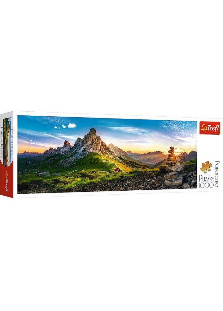 Пазли Trefl Panorama "Доломітові Альпи, Італія" 97х34 см. 1000 елементів (29038) - TREFL