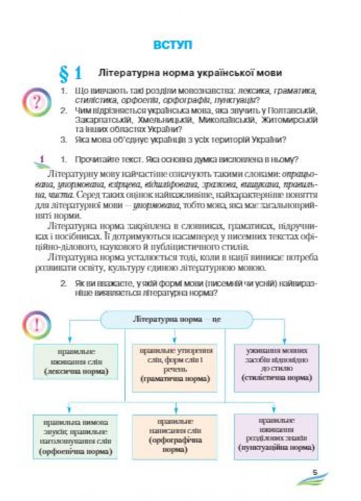 Українська мова, 7 кл., Підручник - Єрмоленко С. Я. - Грамота (107494)
