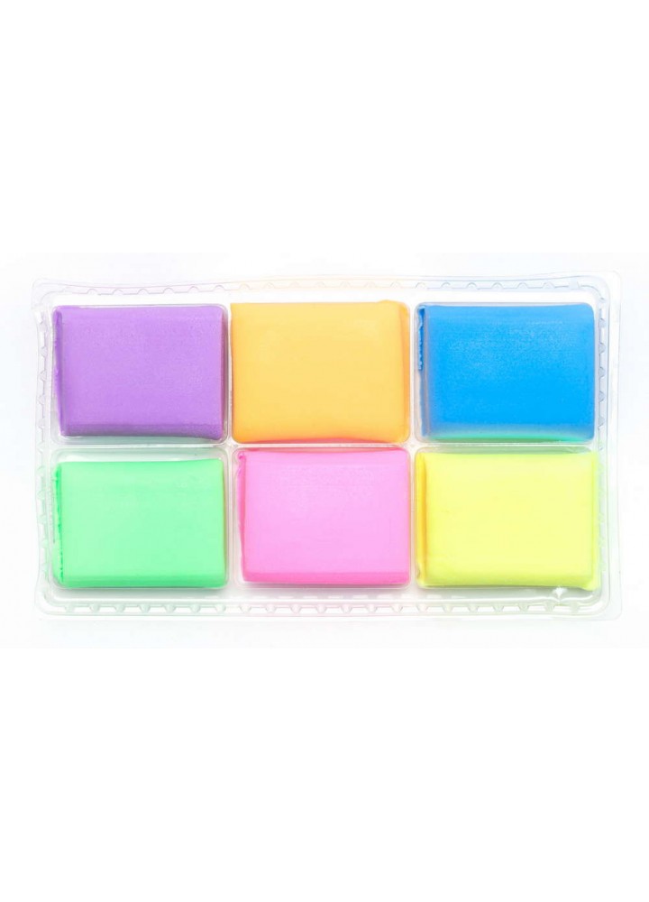 Полімерна глина флуоресцентна 6 кольорів (83911902-UA) - ШКОЛЯРИК