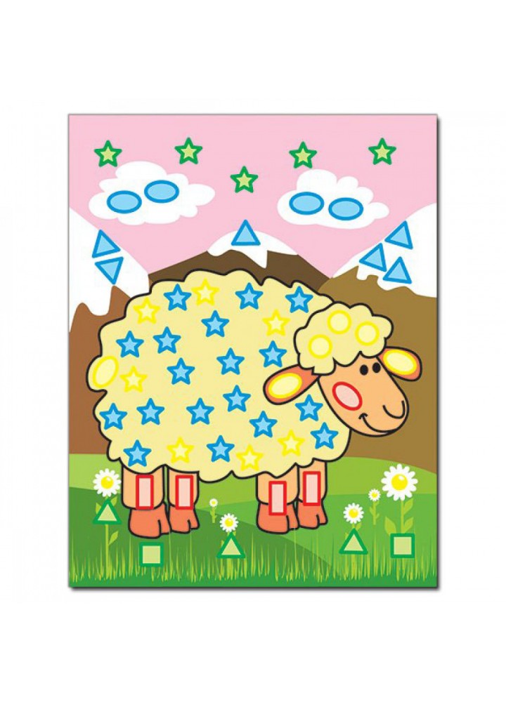 Чарівна мозаїка з наліпками. Равлик. 9786175362112 Чарівна мозаїка з наліпками. Равлик. 9786175362112