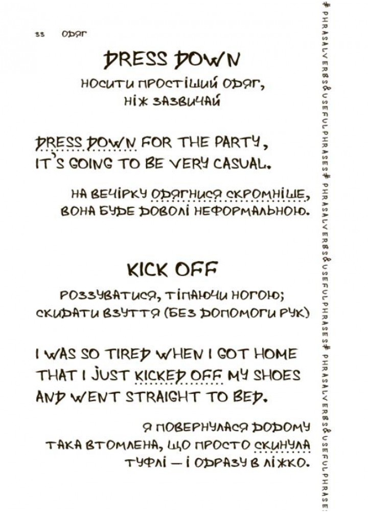 Візуалізований довідник. Visual English-Ukraіnian Phrasal Verbs & Useful Phrases Handbook. Візуалізо - ОСНОВА (121922)