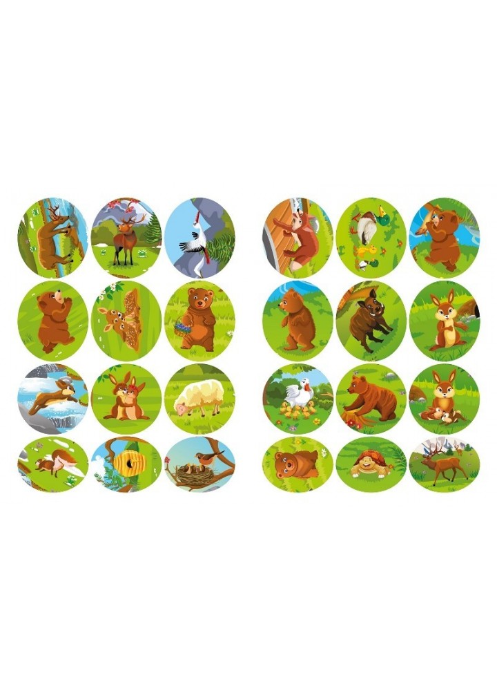 Наклей і дізнайся Весна в лісі - Шипарьова О.В. - ТОРСІНГ (105021)