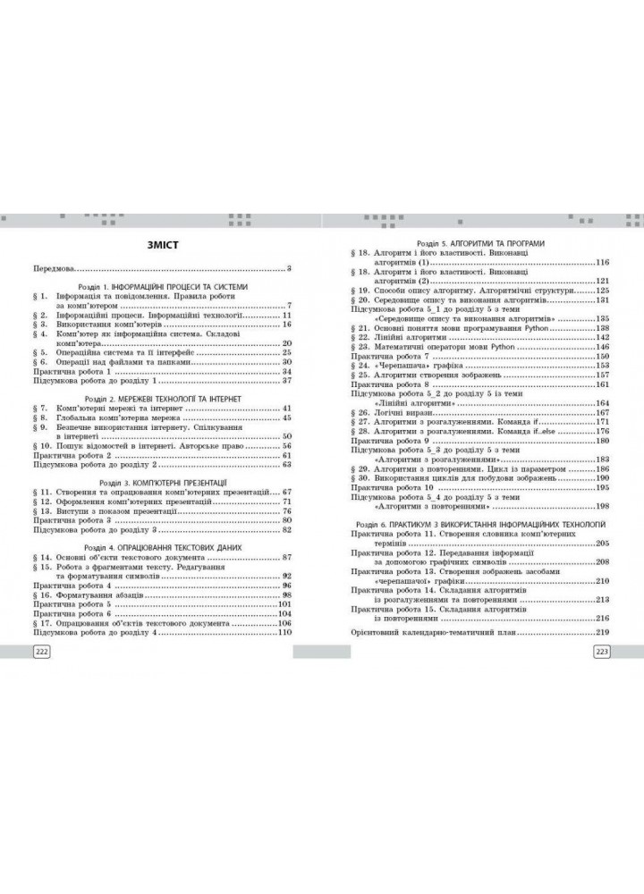 Інформатика, 5 кл. НУШ, Розробки уроків (до підруч. Бондаренко) - РАНОК