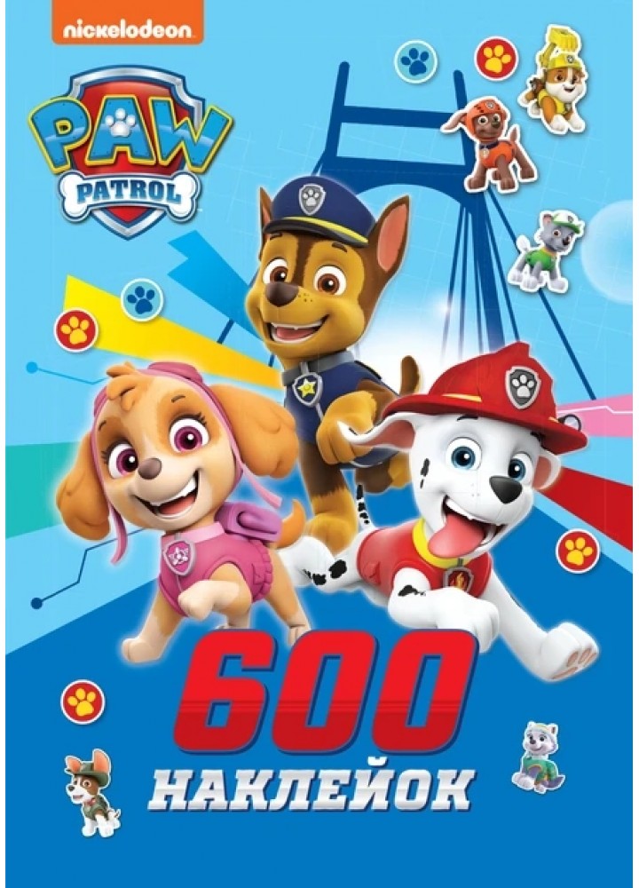 600 наклейок TM "PAW Patrol" - ПЕРО
