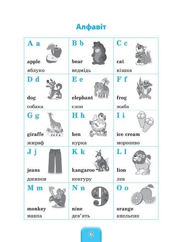 Шкільний довідничок. Англійська мова 1-4 класи - Зінов’єва Л. О. - УЛА (103951)