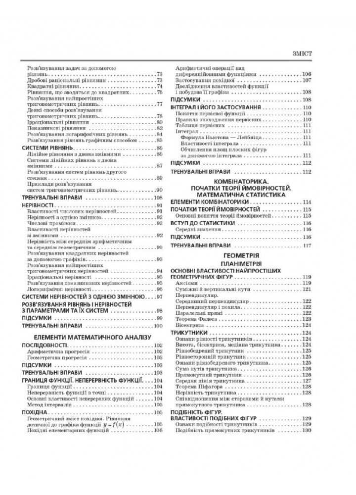 НМТ 2025 Математика. Інтерактивний довідник / РАНОК