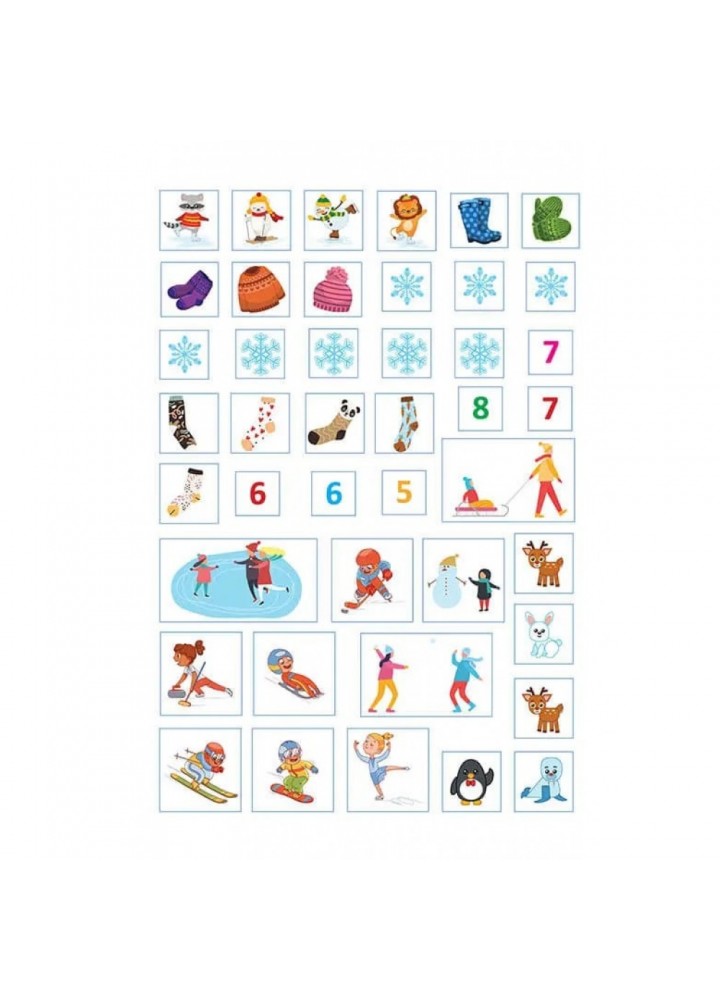 Christmas sticker book. Зимові розваги. Гуменна Л. 9789669890351