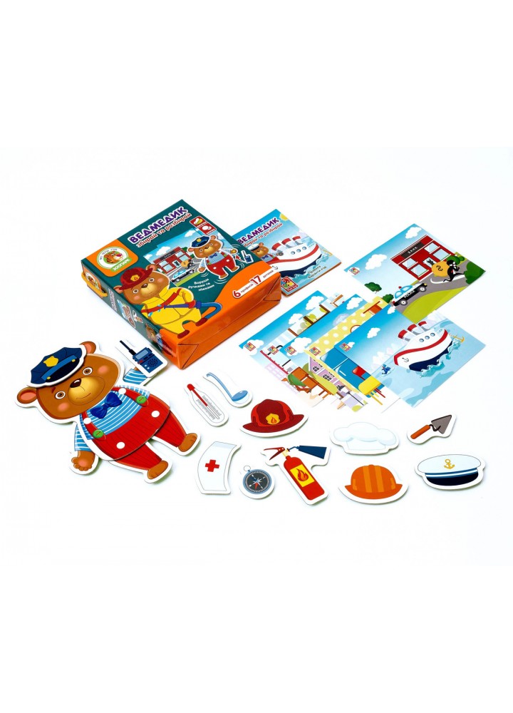 Гра з рухливими деталями «Ведмедик» VT2109-04 - VLADI TOYS