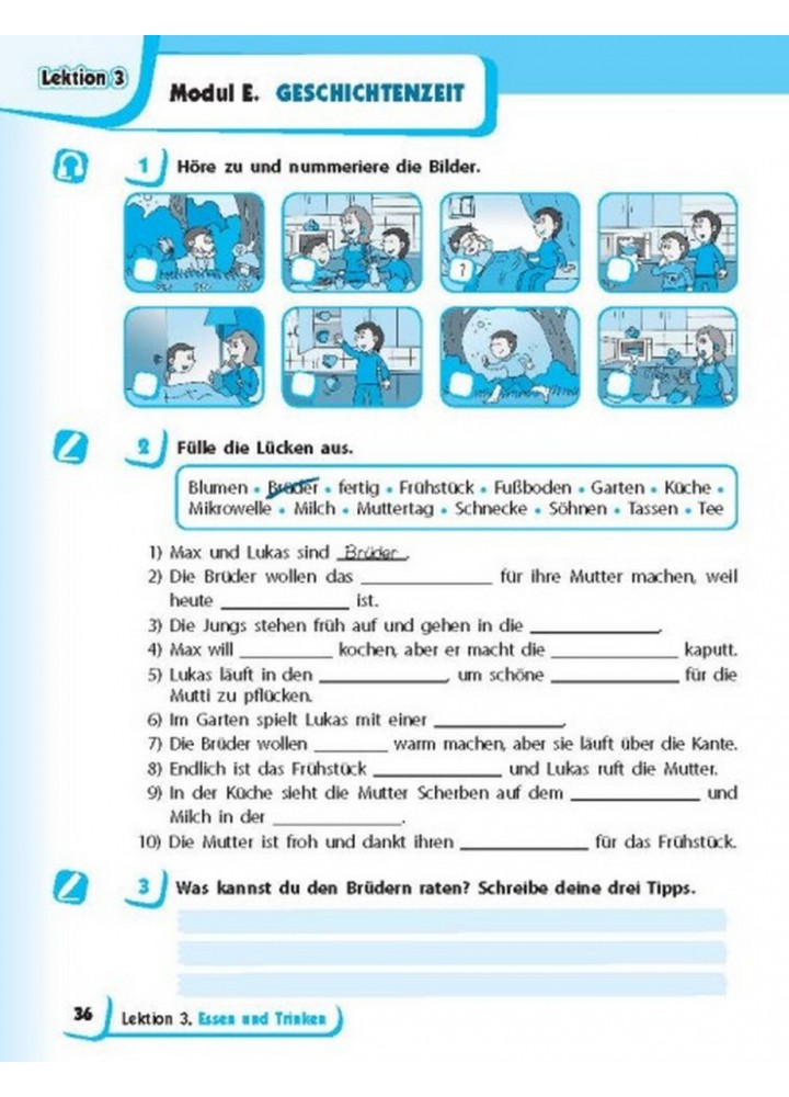 Німецька мова, 6 кл. НУШ, Робочий зошит "Deutsch mit Trueffel!" - Сотникова С. І. - РАНОК (125030)