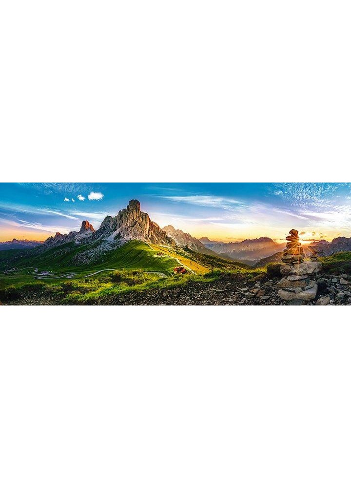 Пазли Trefl Panorama "Доломітові Альпи, Італія" 97х34 см. 1000 елементів (29038) - TREFL