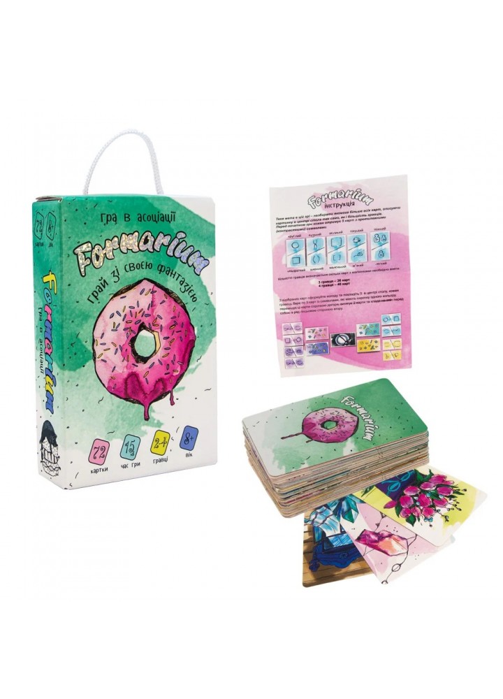 Настільна гра Strateg "Formarium" карткова гра в асоціації (30851) Настільна гра Strateg "Formarium" карткова гра в асоціації (30851)