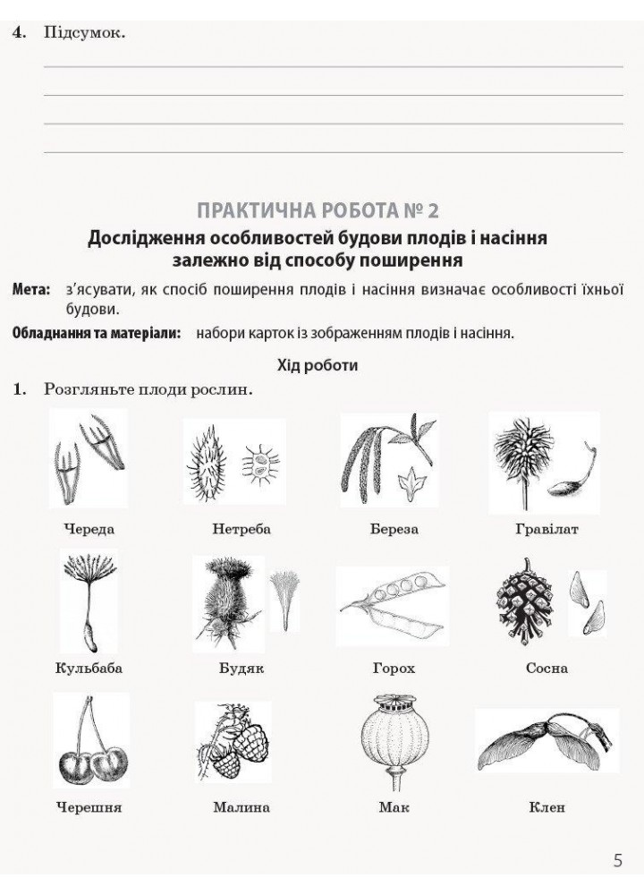 Біологія і Екологія, 11 кл., Зошит для практичних робіт. Профільний рівень - РАНОК (119778)