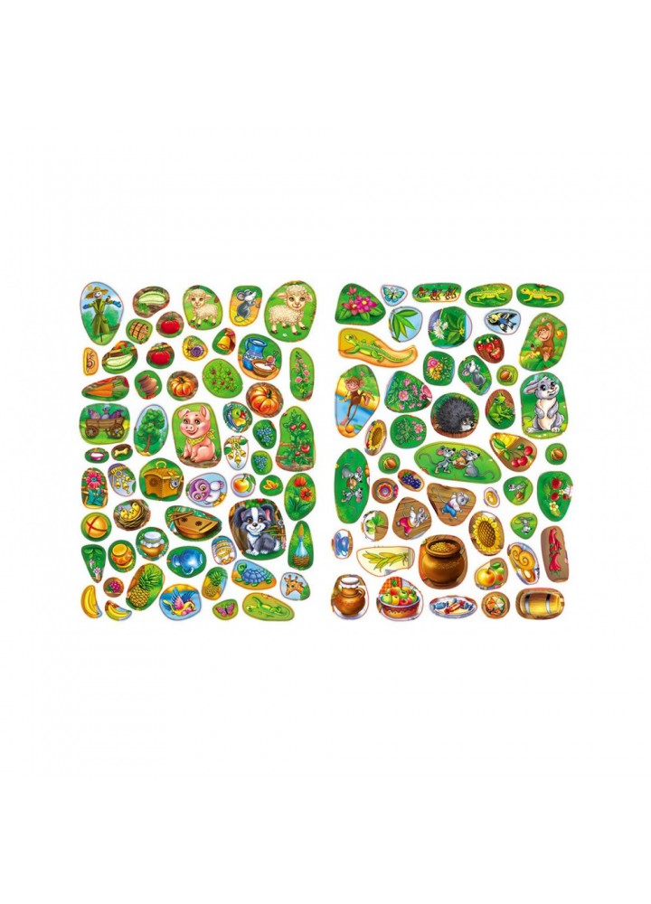 Чудові звірятка. Розвивальні наліпки. 9789669138606 Чудові звірятка. Розвивальні наліпки. 9789669138606