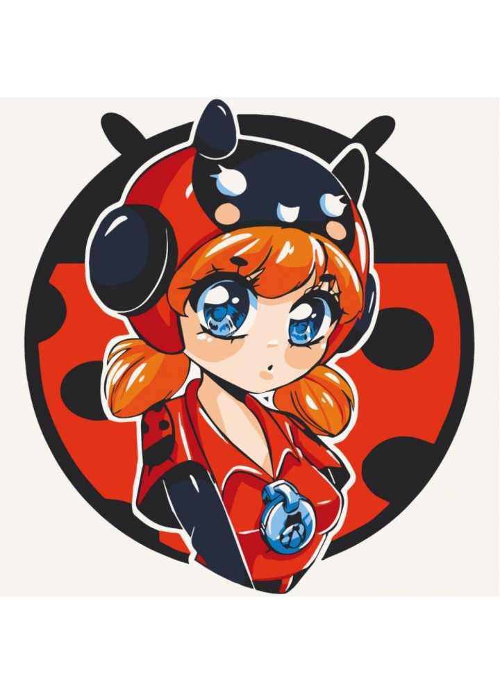 Картина за номерами ArtCraft 30х30 см "Ladybug Bea" 15546-AC