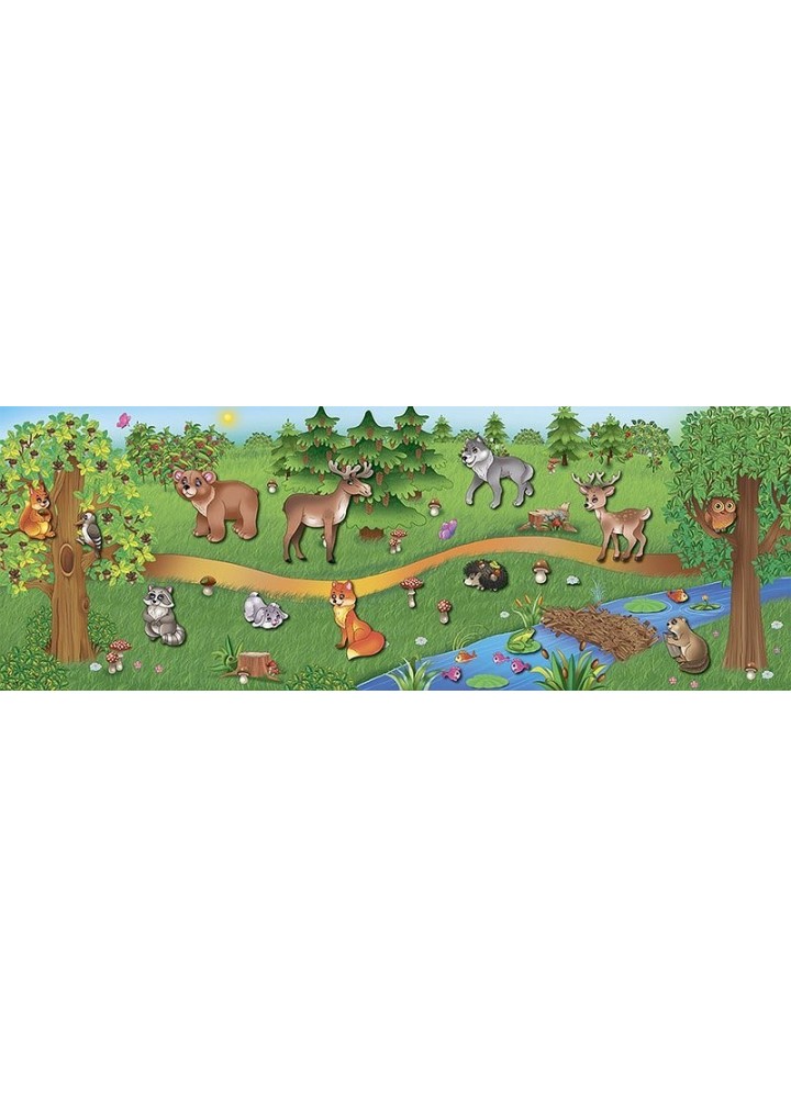 Панорамка-гра. Лісові мешканці - Григор’єва Н. М. - УЛА (103830) Панорамка-гра. Лісові мешканці - Григор’єва Н. М. - УЛА (103830)