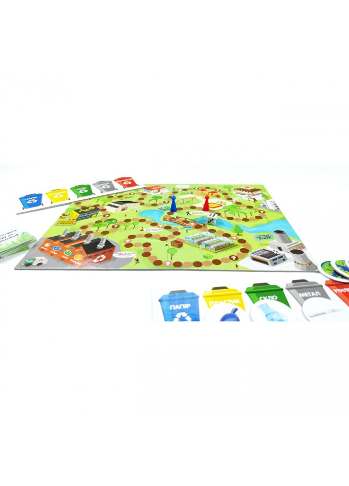 Настільна навчальна гра "Екологіка" (1319) / УМНЯШКА Настільна навчальна гра "Екологіка" (1319) / УМНЯШКА