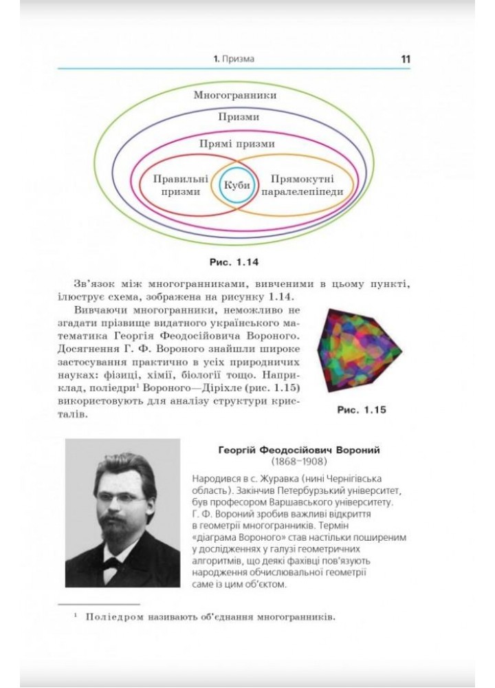Геометрія, 11 кл., Підручник (профільний рівень) - Мерзляк А.Г. - Гімназія (107217)
