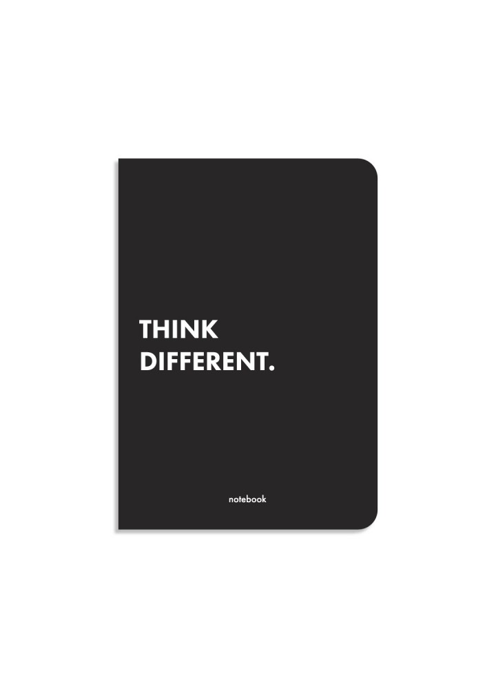 Блокнот "Think Different" чорний / ORNER