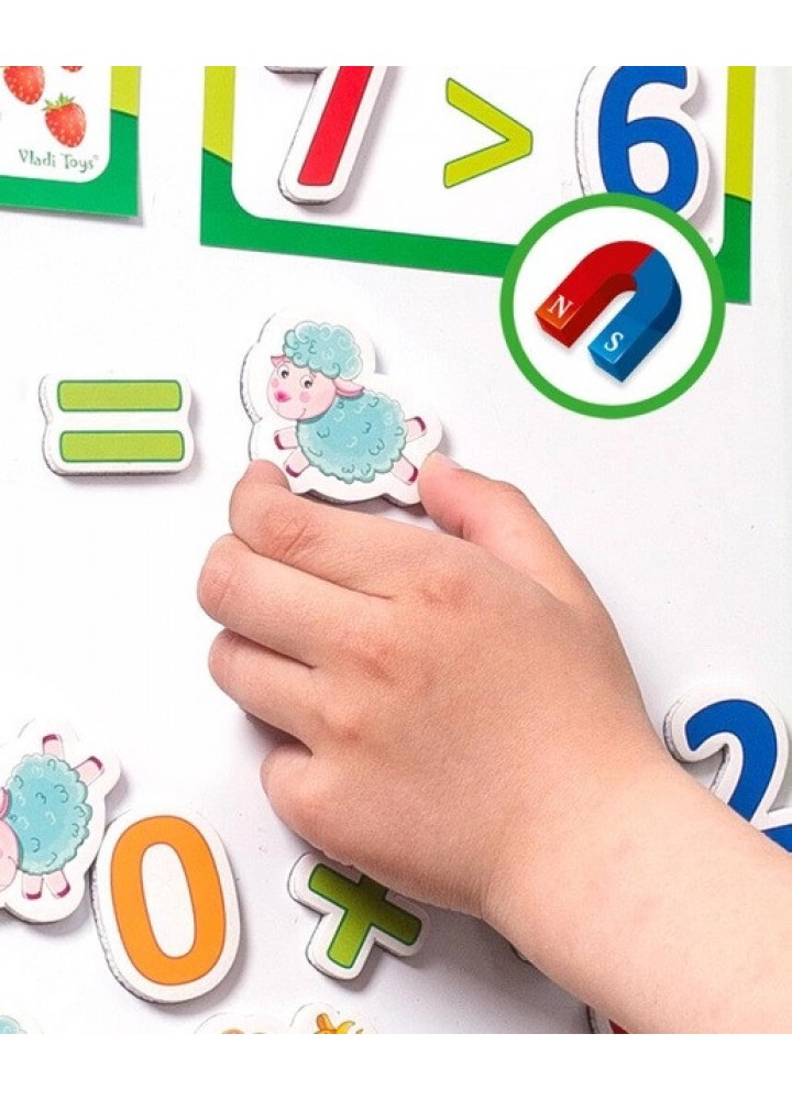Математика на магнітах VT5411-04 (укр) - VLADI TOYS