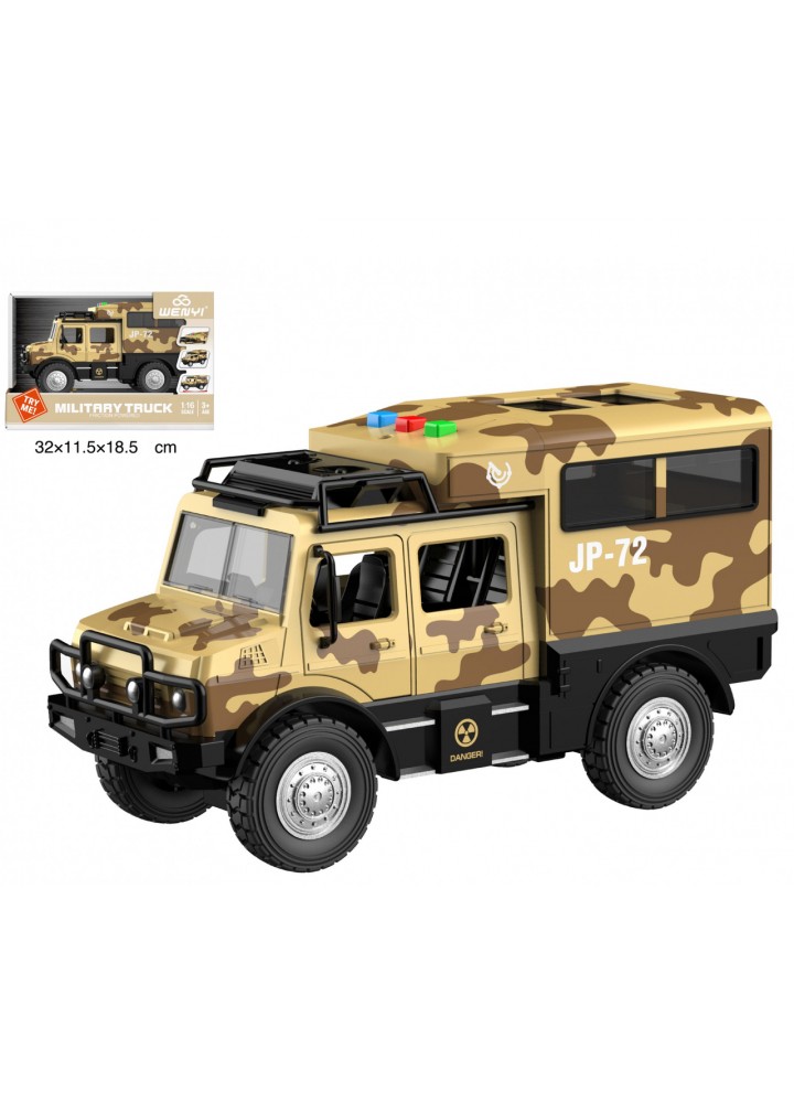 Фрикційна військова машинка (WY980B, WY981B) - DUM